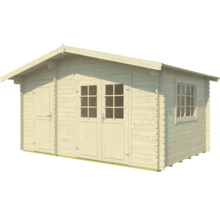 Gartenhaus aus Holz mit Doppeltür und Fenster