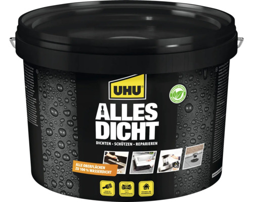 UHU Alles Dicht Dichtmasse Dicht- und Schutzanstrich 5 l UHU Alles Dicht Eimer zum Abdichten, Schützen und Reparieren
