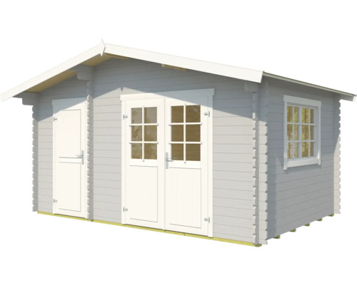 Gartenhaus aus Holz mit Tür und Fenster