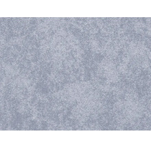 Nahaufnahme eines grauen Teppichs mit melierter Textur.