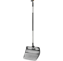 Gartenrechen mit Stiel aus Metall und Kunststoff