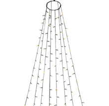 Lichterkette in Kegelform mit warmweißen Lichtern für den Außenbereich