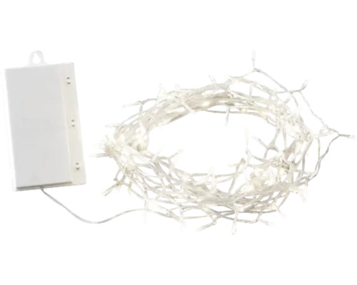 LED Lichterkette Konstsmide 12,7 m 128 LEDs Lichtfarbe warmweiß batteriebetrieben inkl. 6 Stunden Timer Batteriebetriebene Lichterkette