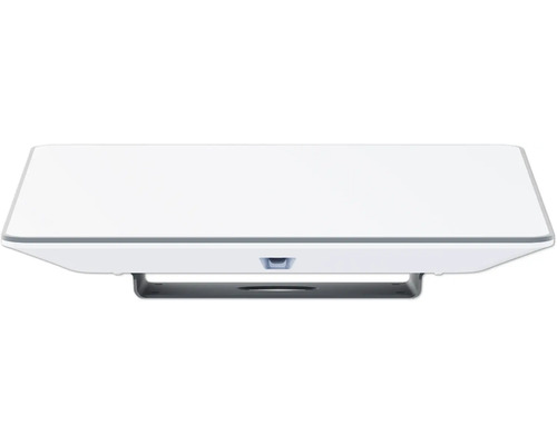 Weißer Spiegelschrank mit Ablage