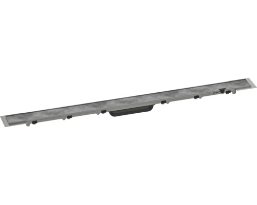 Fertigset Duschrinne hansgrohe RainDrain Rock 900 mm befliesbar und kürzbar 56032000 ohne Installationsset und den uBox Grundkörper