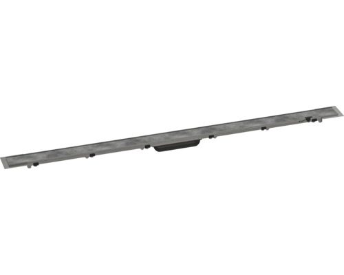 Fertigset Duschrinne hansgrohe RainDrain Rock 1200 mm befliesbar 56034000 ohne Installationsset und den uBox Grundkörper