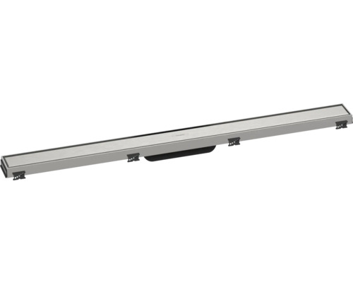 Fertigset Duschrinne hansgrohe RainDrain Match 855 mm edelstahl gebürstet 56040800 ohne Installationsset und den uBox Grundkörper