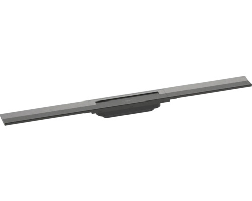 Fertigset Duschrinne hansgrohe RainDrain Flex 800 mm kürzbar brushed black chrome 56044340 ohne Grundkörper Fertigset Duschrinne hansgrohe RainDrain Flex 800 mm kürzbar brushed black chrome 56044340 ohne Grundkörper