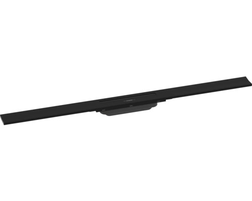 Fertigset Duschrinne hansgrohe RainDrain Flex 900 mm kürzbar schwarz matt 56045670 ohne Grundkörper