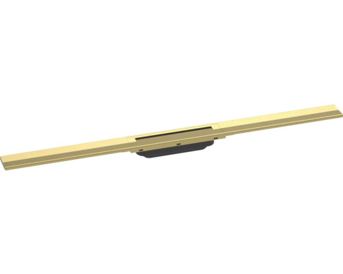 Fertigset Duschrinne hansgrohe RainDrain Flex 900 mm kürzbar polished gold optic 56045990 ohne Grundkörper Fertigset Duschrinne hansgrohe RainDrain Flex 900 mm kürzbar polished gold optic 56045990 ohne Grundkörper
