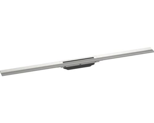 Fertigset Duschrinne hansgrohe RainDrain Flex 1000 mm kürzbar edelstahl gebürstet 56046800 ohne Grundkörper