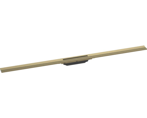 Fertigset Duschrinne hansgrohe RainDrain Flex 1200 mm kürzbar brushed bronze 56047140 ohne Grundkörper Fertigset Duschrinne hansgrohe RainDrain Flex 1200 mm kürzbar brushed bronze 56047140 ohne Grundkörper