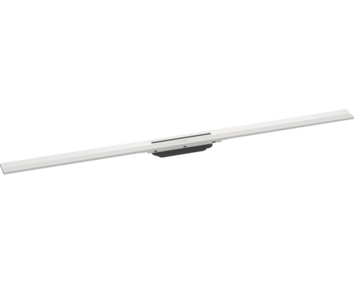 Fertigset Duschrinne hansgrohe RainDrain Flex 1200 mm kürzbar weiß matt 56047700 ohne Grundkörper