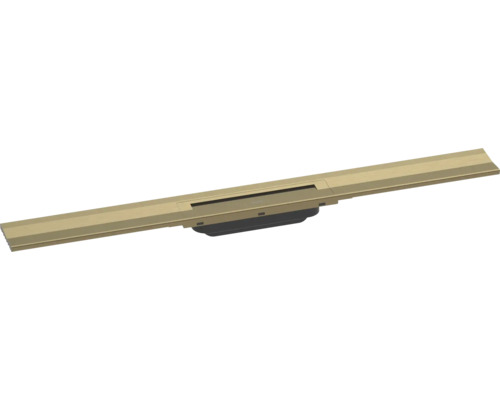 Fertigset Duschrinne hansgrohe RainDrain Flex 800 mm kürzbar brushed bronze Wandmontage 56051140 ohne Grundkörper Fertigset Duschrinne hansgrohe RainDrain Flex 800 mm kürzbar brushed bronze Wandmontage 56051140 ohne Grundkörper