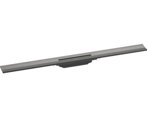 Fertigset Duschrinne hansgrohe RainDrain Flex 900 mm kürzbar brushed black chrome Wandmontage 56052340 ohne Grundkörper Fertigset Duschrinne hansgrohe RainDrain Flex 900 mm kürzbar brushed black chrome Wandmontage 56052340 ohne Grundkörper