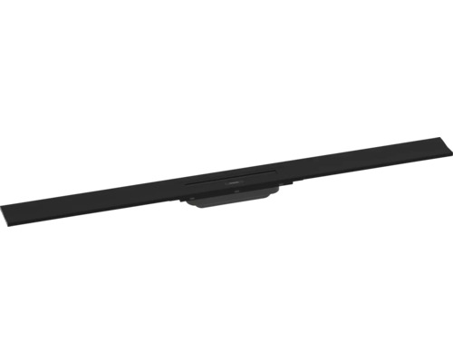 Fertigset Duschrinne hansgrohe RainDrain Flex 1000 mm kürzbar schwarz matt Wandmontage 56053670 ohne Grundkörper Fertigset Duschrinne hansgrohe RainDrain Flex 1000 mm kürzbar schwarz matt Wandmontage 56053670 ohne Grundkörper