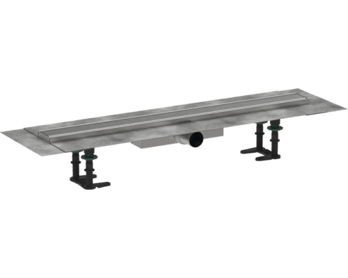 Duschrinne hansgrohe RainDrain Compact 700 mm für flache Installation edelstahl gebürstet 56164800