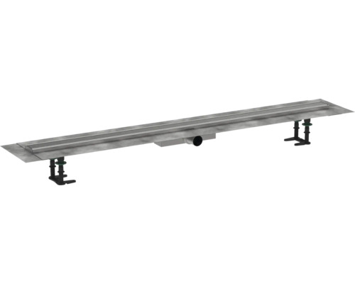 Duschrinne hansgrohe RainDrain Compact 1200 mm für flache Installation edelstahl gebürstet 56172800