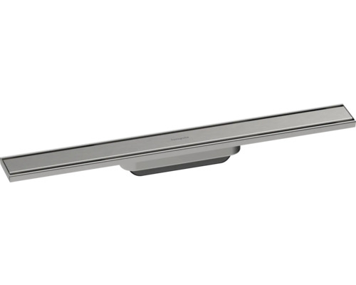 Fertigset Duschrinne hansgrohe RainDrain Original 600 mm edelstahl gebürstet 56196806 ohne Grundkörper