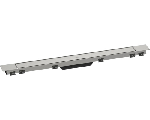 Fertigset Duschrinne hansgrohe RainDrain Match Plus 755 mm edelstahl gebürstet 56215800 ohne Installationsset und den uBox Grundkörper