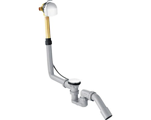 Ab- und Einlaufgarnitur hansgrohe Exafill Komplettset für Normalwannen chrom 58123000