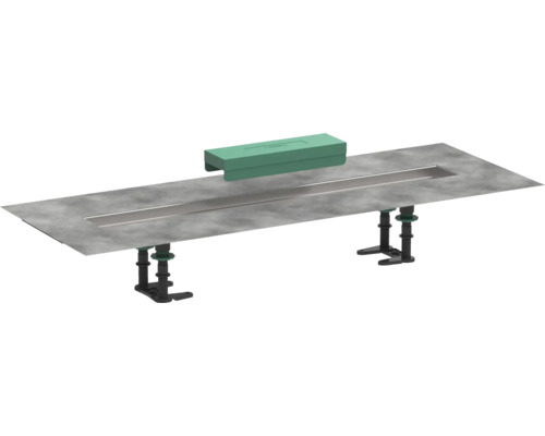 Installationsset für Duschrinnen Fertigsets hansgrohe RainDrain 700 mm 56011180 ohne uBox Grundkörper