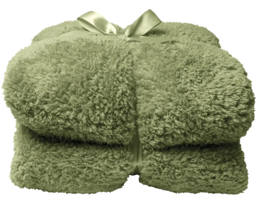Zusammengebundene Kuscheldecke mit Schleife