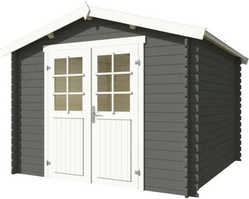 Gartenhaus mit Doppeltür und Fenstern