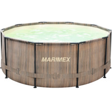 Marimex Frame Pool mit Holzoptik und Wasser