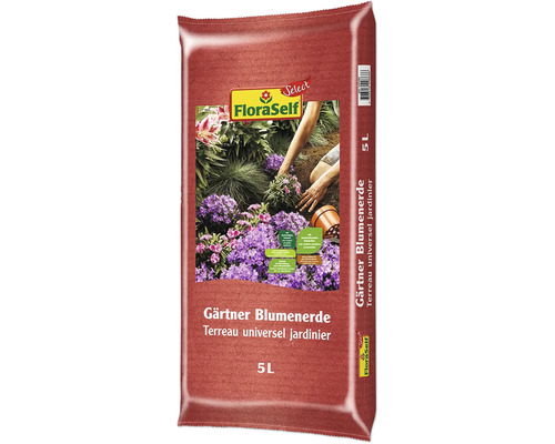 Sack Gärtner Blumenerde 5 Liter