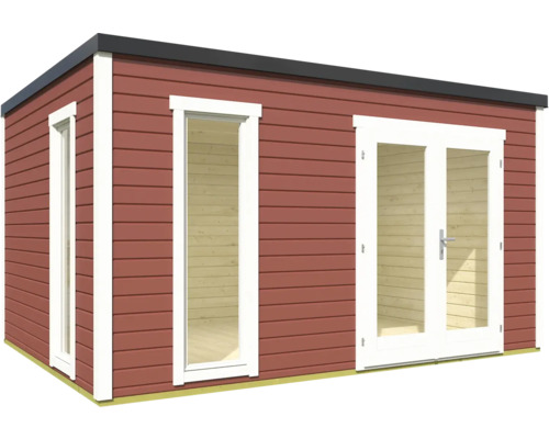 Gartenhaus aus Holz mit Fenster und Doppeltür