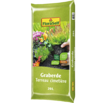 Sack mit 20 Liter Graberde