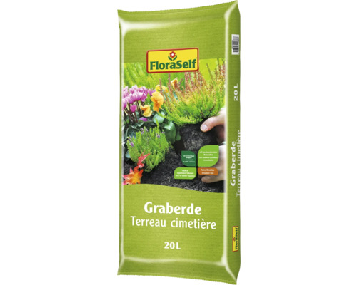Sack mit 20 Liter Graberde