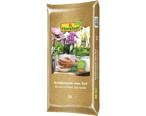 Sack Orchideenerde ohne Torf, 5 Liter