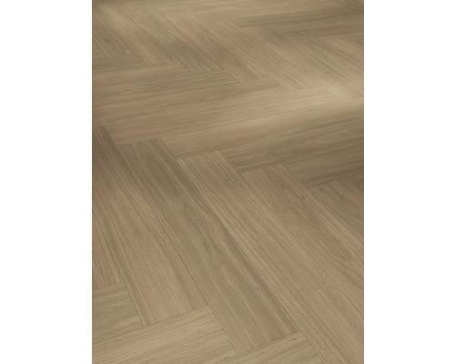 Verlegung von Laminatboden im Fischgrätmuster