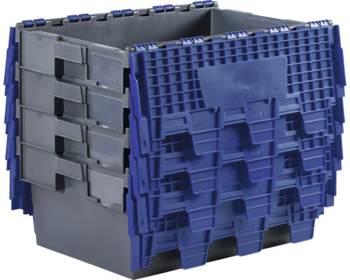 Stapelbare Kunststoffbehälter zur Lagerung und zum Transport