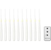 Zehn kabellose LED-Kerzen mit Fernbedienung