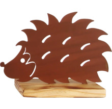 Dekorative Igel Holzfigur für den Innenbereich