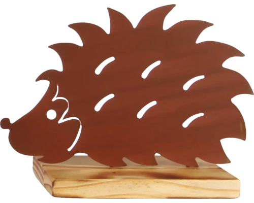 Dekorative Igel Holzfigur für den Innenbereich