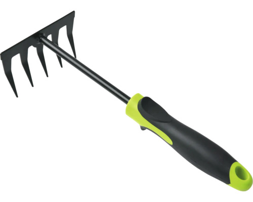 Gartenkralle mit fünf Zinken und Griff