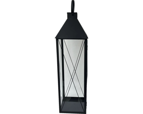 Laterne aus Metall und Glas