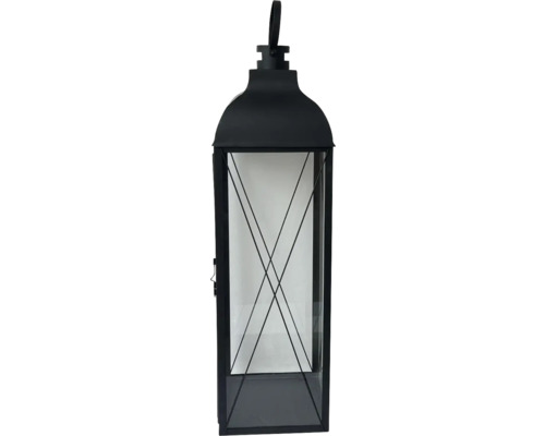 Dekorative Laterne aus Metall und Glas