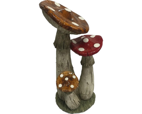 Dekorativer Pilz aus Kunststein für den Garten