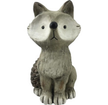 Dekofigur Fuchs aus Kunststein für den Außenbereich