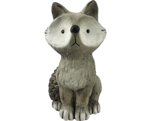 Dekofigur Fuchs aus Kunststein für den Außenbereich