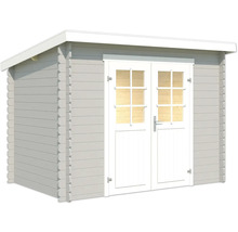 Gartenhaus aus Holz mit Doppeltür und Fenstern