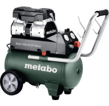Metabo Basic 220-24 OF Silent Kompressor mit Rädern und Griff