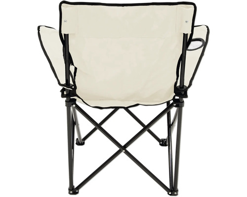 Campingstuhl mit Getränkehalter, Rückansicht