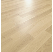 Heller Holzboden mit Dielenmuster