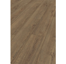 Nahaufnahme eines Laminatbodens mit Holzoptik